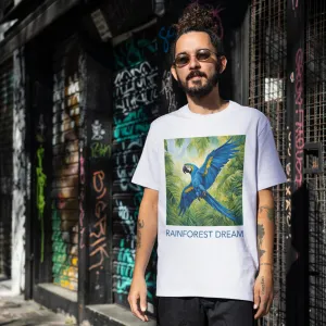 Swooping Blue Macaw Tee