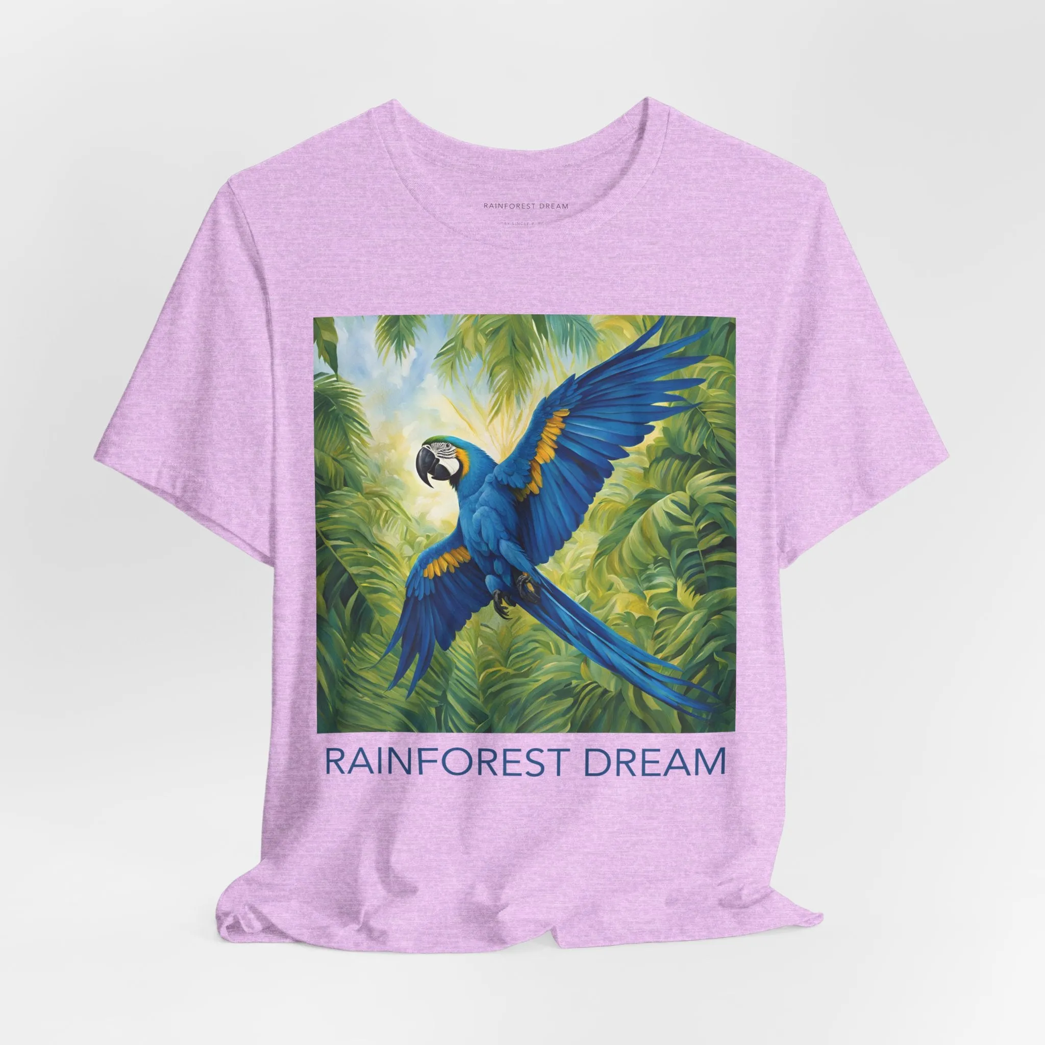 Swooping Blue Macaw Tee
