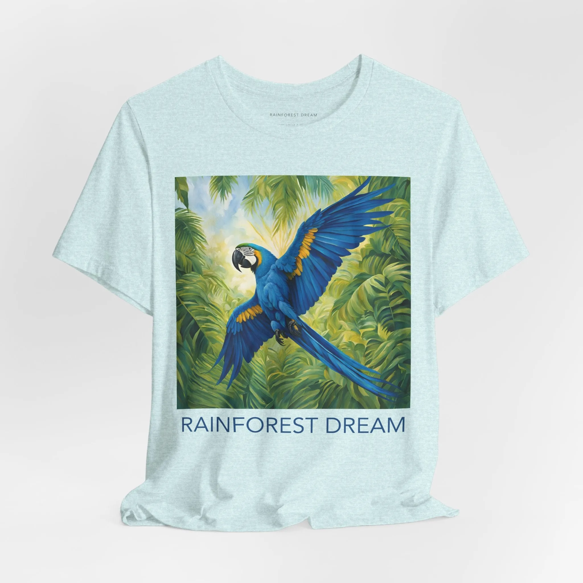 Swooping Blue Macaw Tee