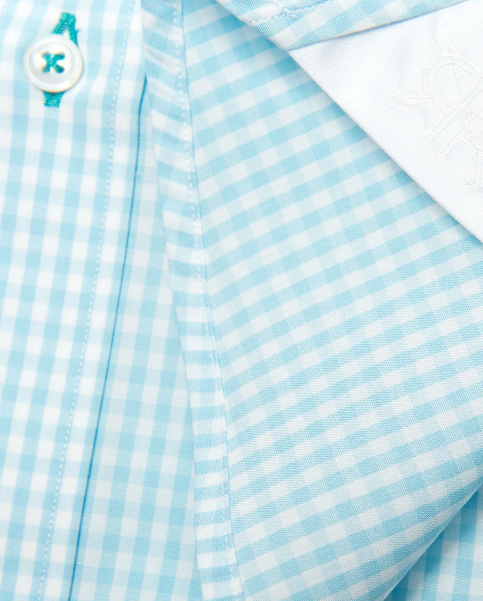 Tailored - Aqua Gingham