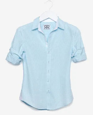 Tailored - Aqua Gingham