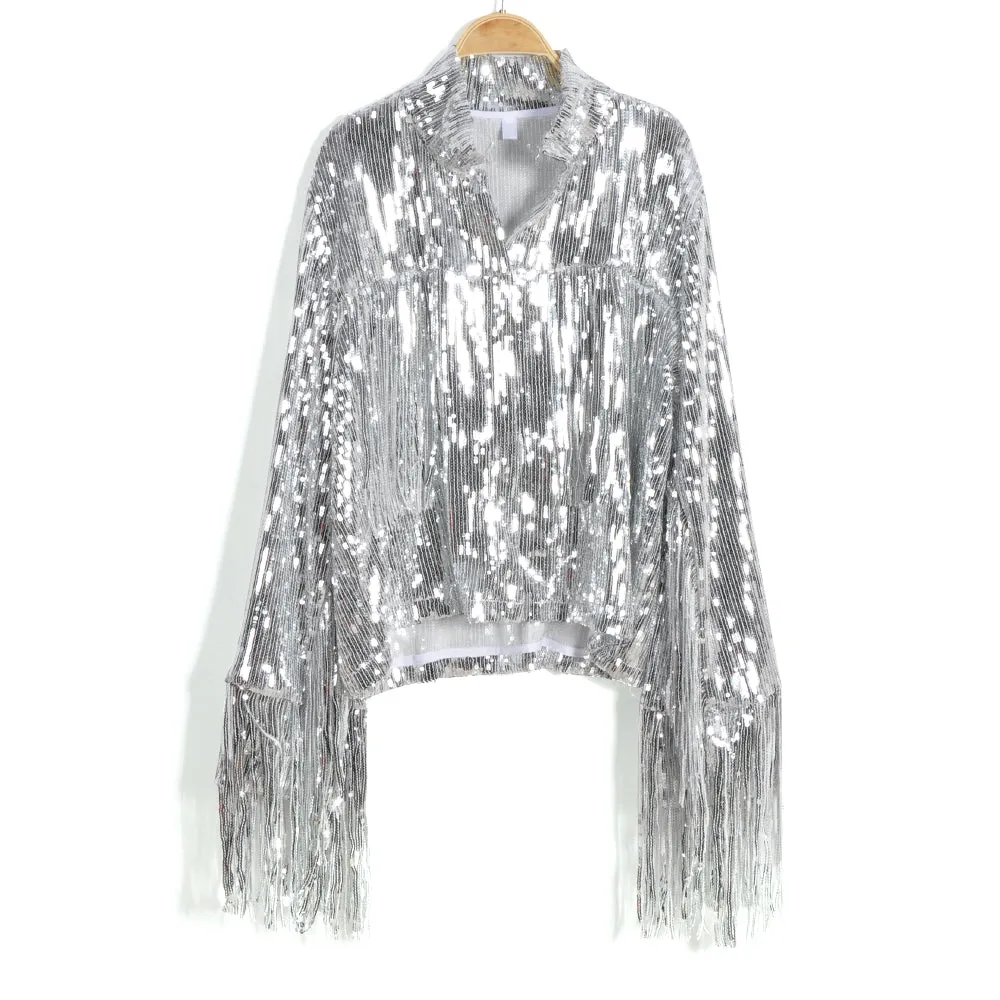 Tassel Sequins Jacket | Dreamofthe90s