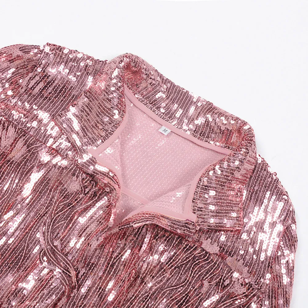 Tassel Sequins Jacket | Dreamofthe90s