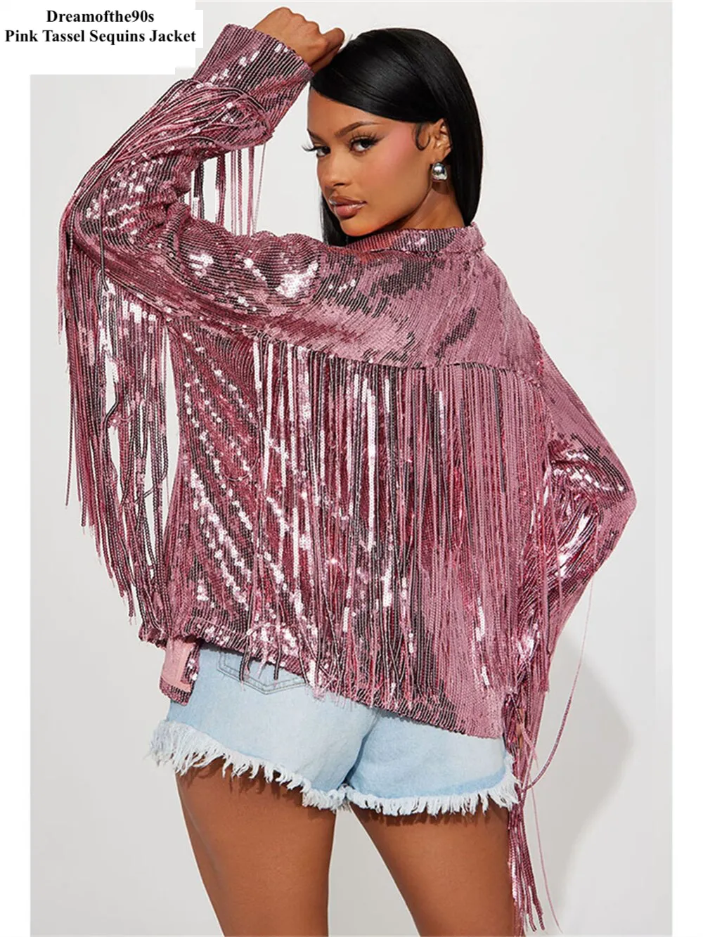 Tassel Sequins Jacket | Dreamofthe90s