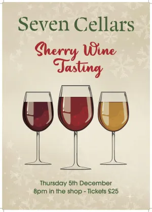 TASTING TICKET - Sherry Wine