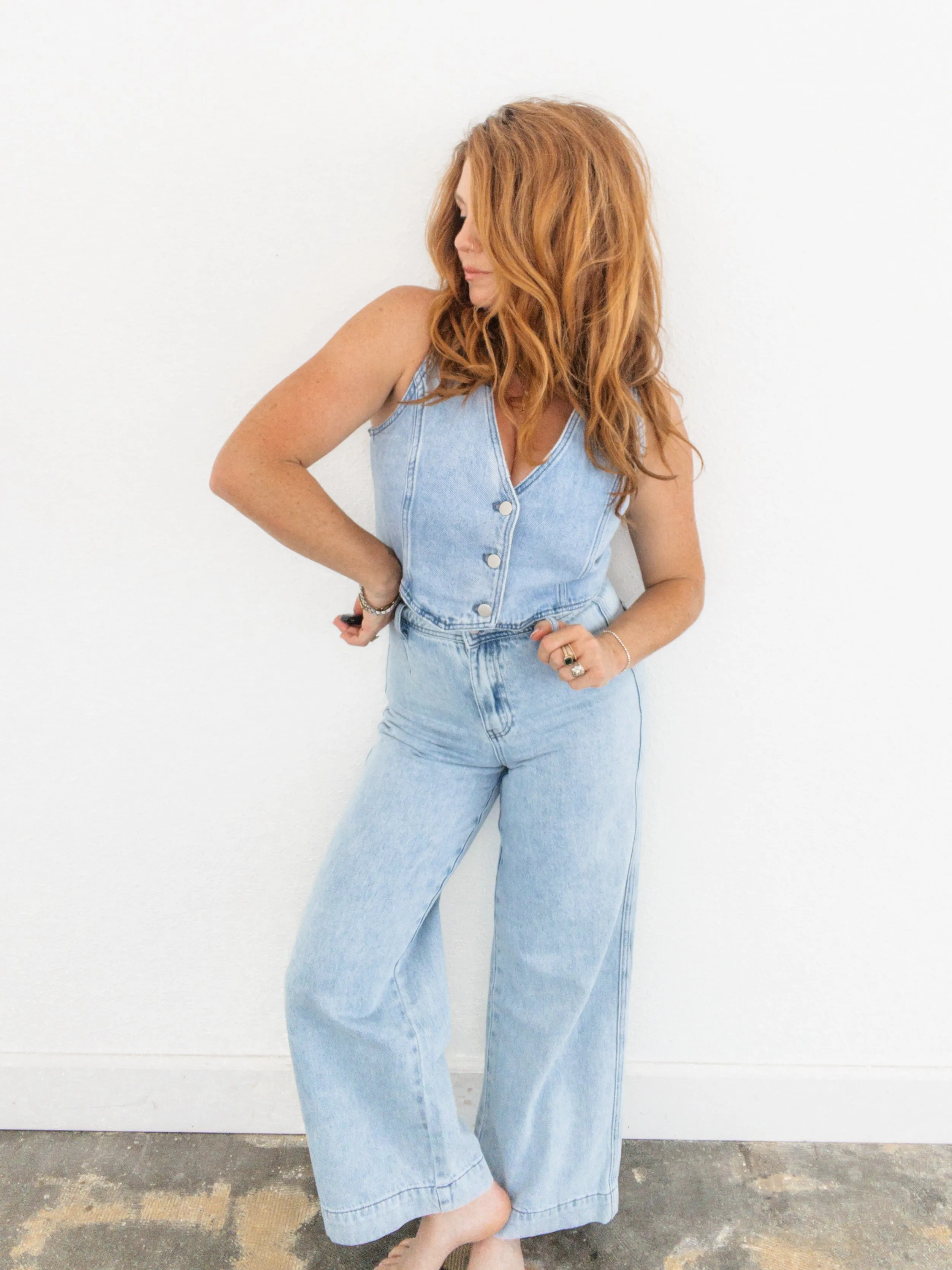 The Richie Denim Crop Pant