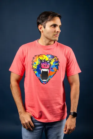 TIE DYE CORAL TEE PRINT