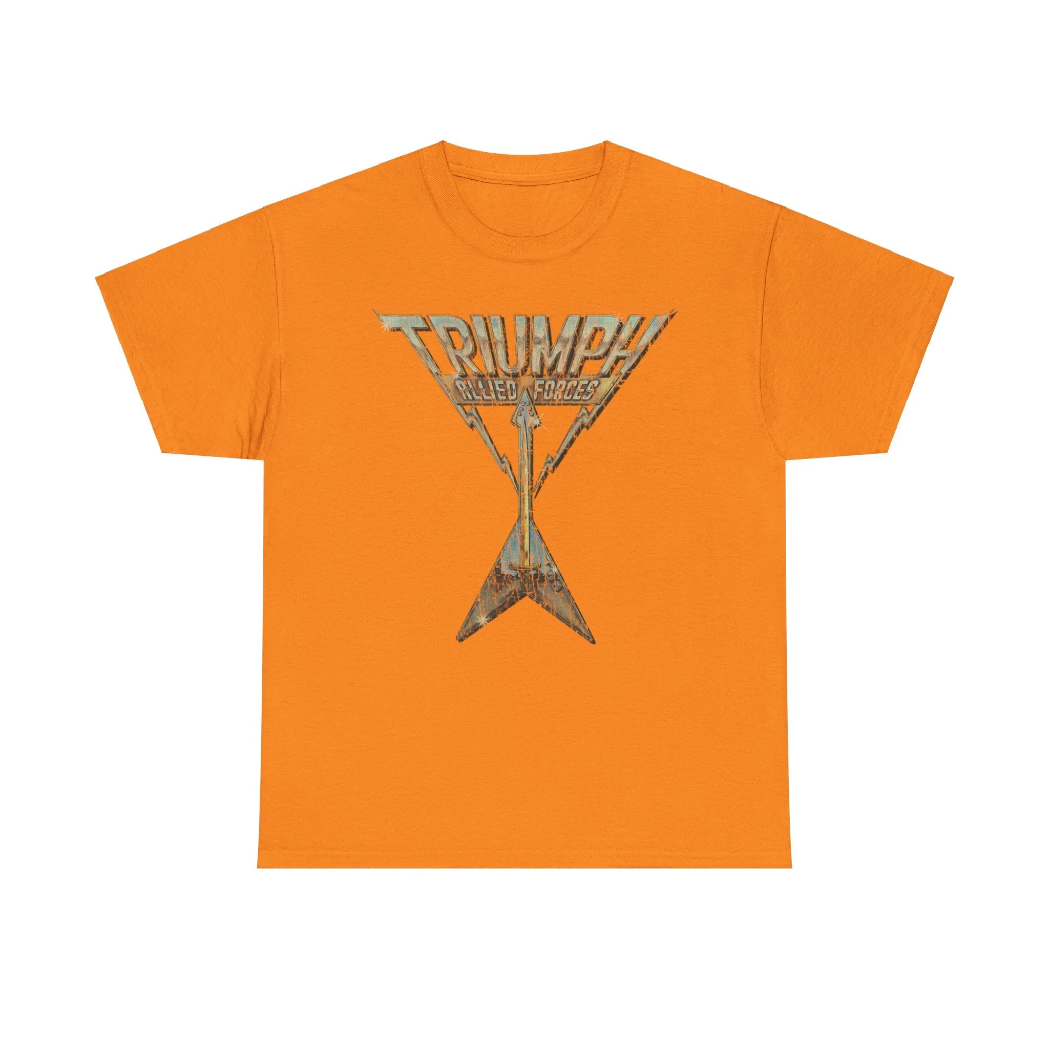 Triumph Allied Forces Canadian Music Rock Band T-shirt