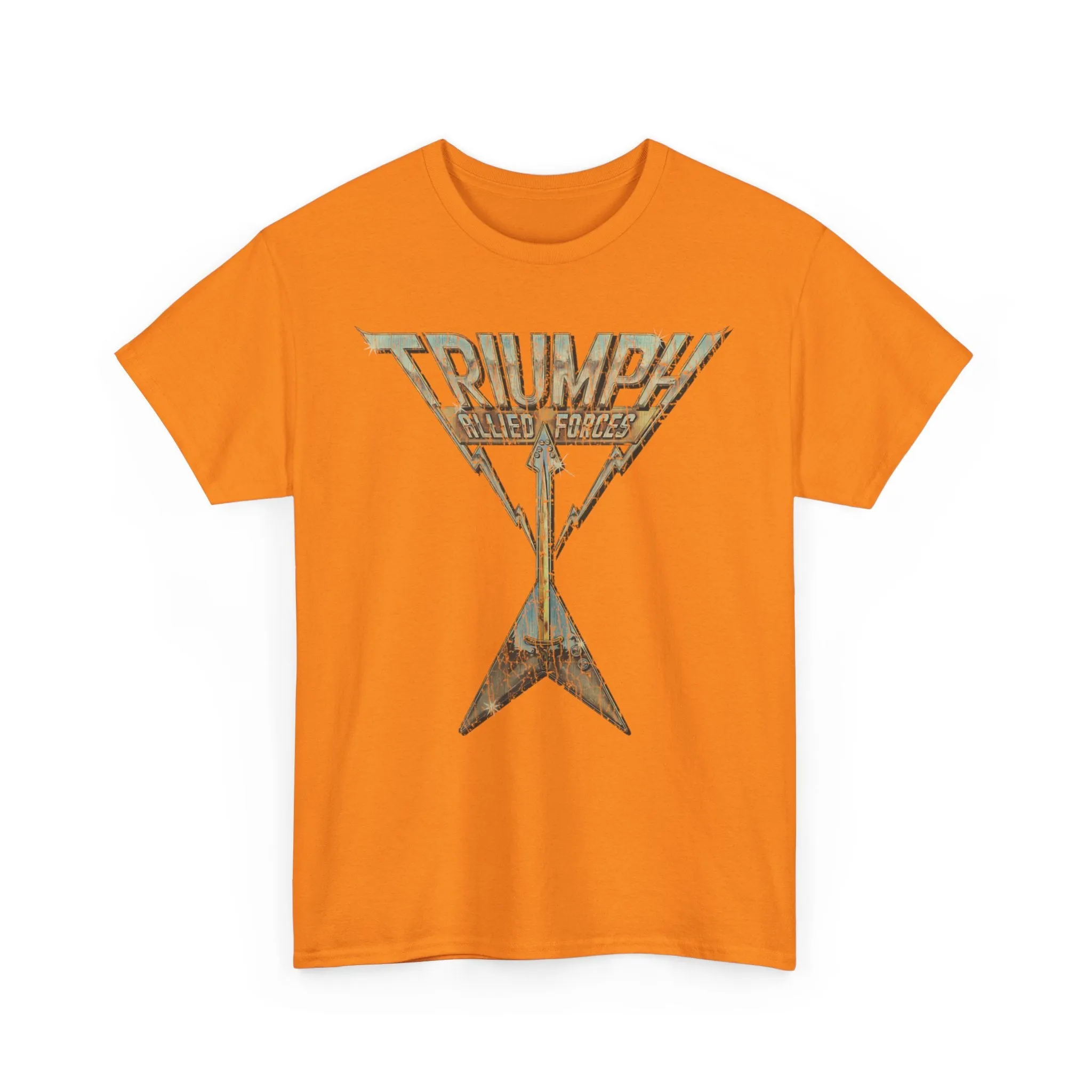 Triumph Allied Forces Canadian Music Rock Band T-shirt
