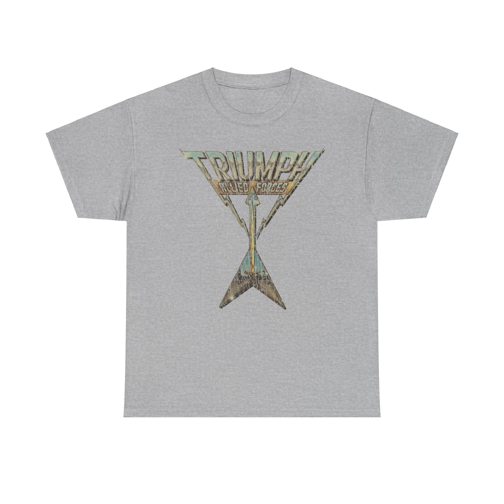 Triumph Allied Forces Canadian Music Rock Band T-shirt