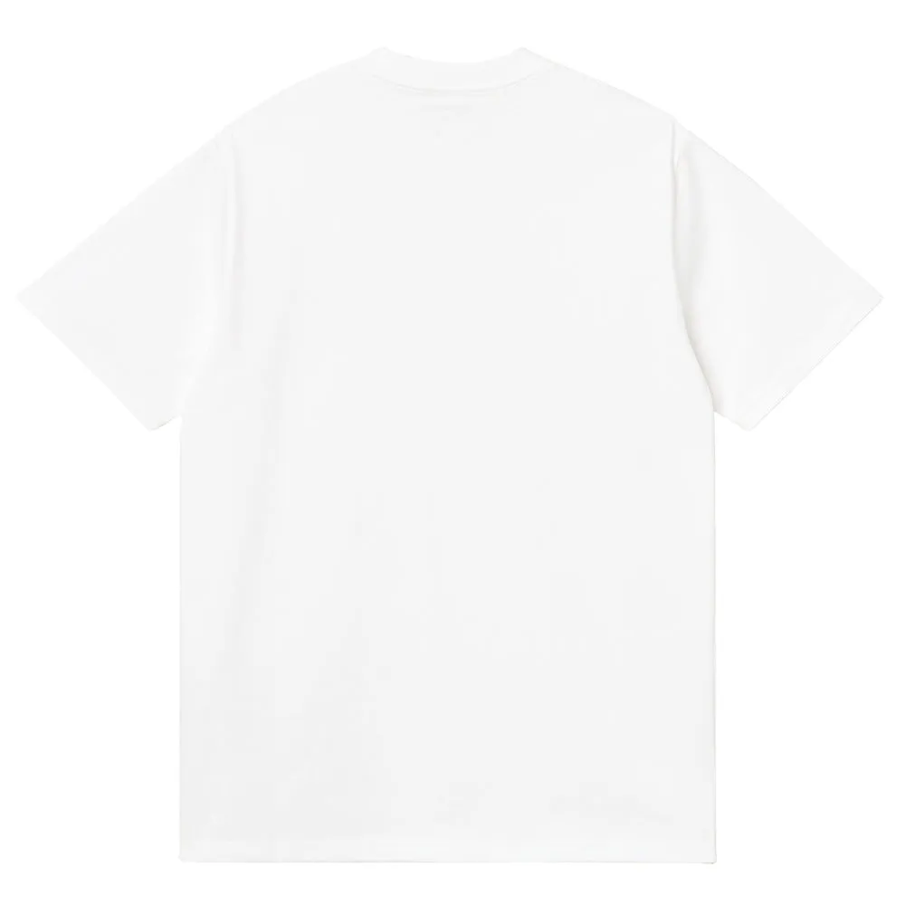 University Script Tee | White