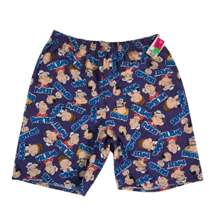 Vintage Popeye "King Features Syndicate" All Over Print Shorts
