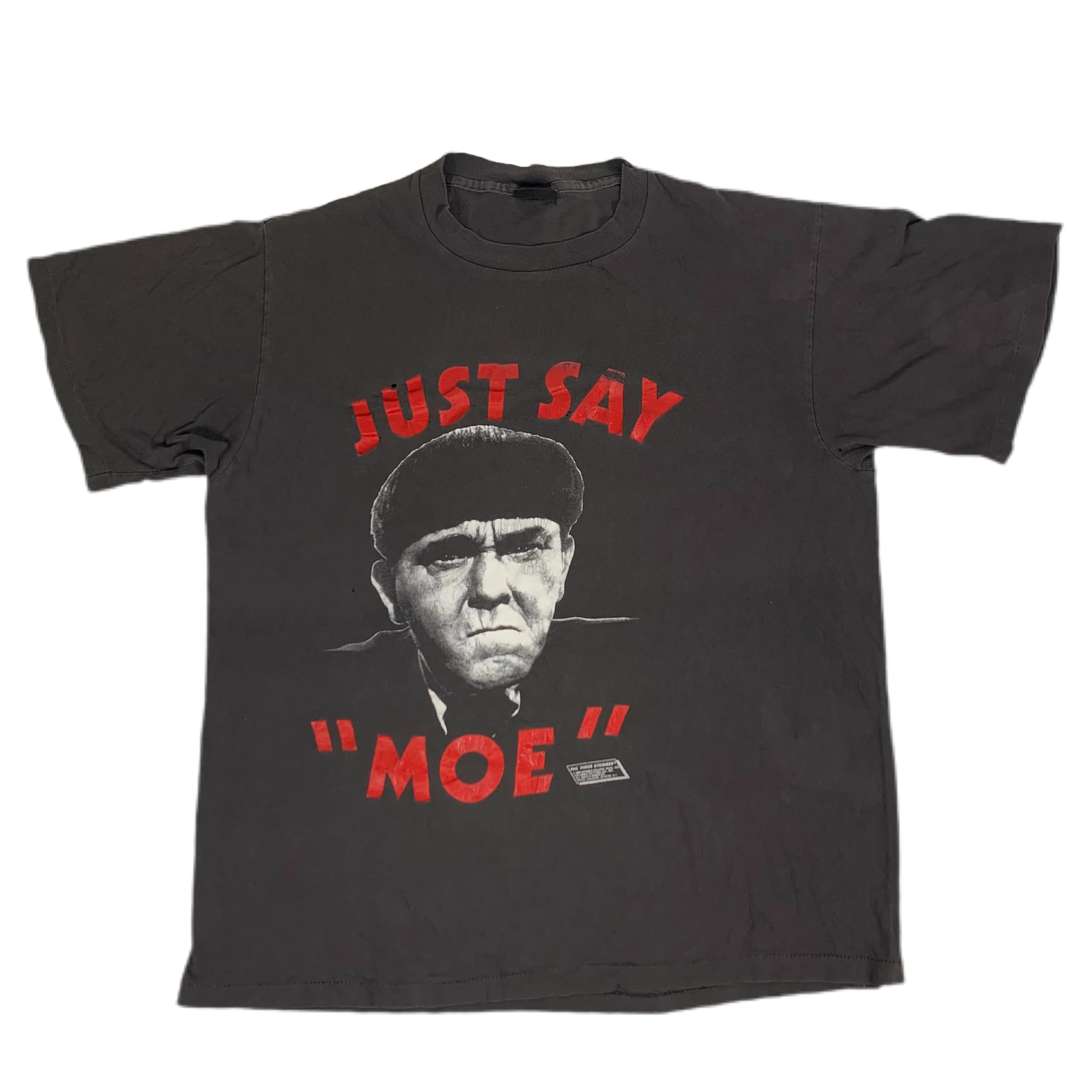 Vintage The Three Stooges "Just Say Moe" T-Shirt