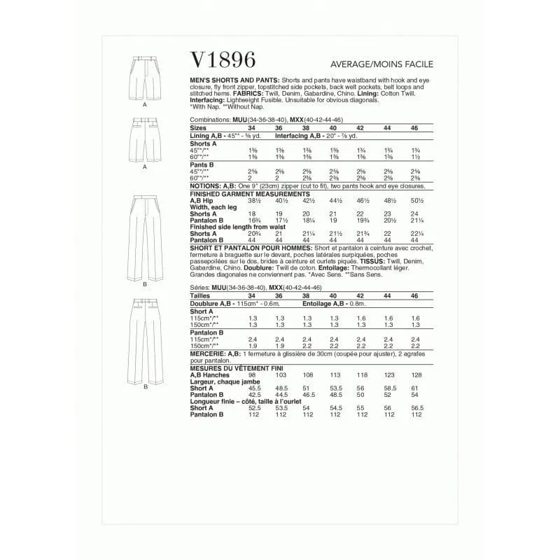 Vogue Dress Pattern V1896-MXX