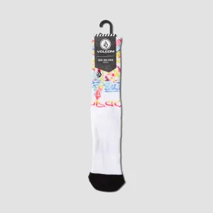 Volcom We'll Speak To You FA Sam Ryser Socks White