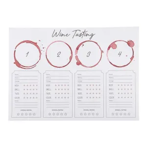 Wine Tasting Placemats