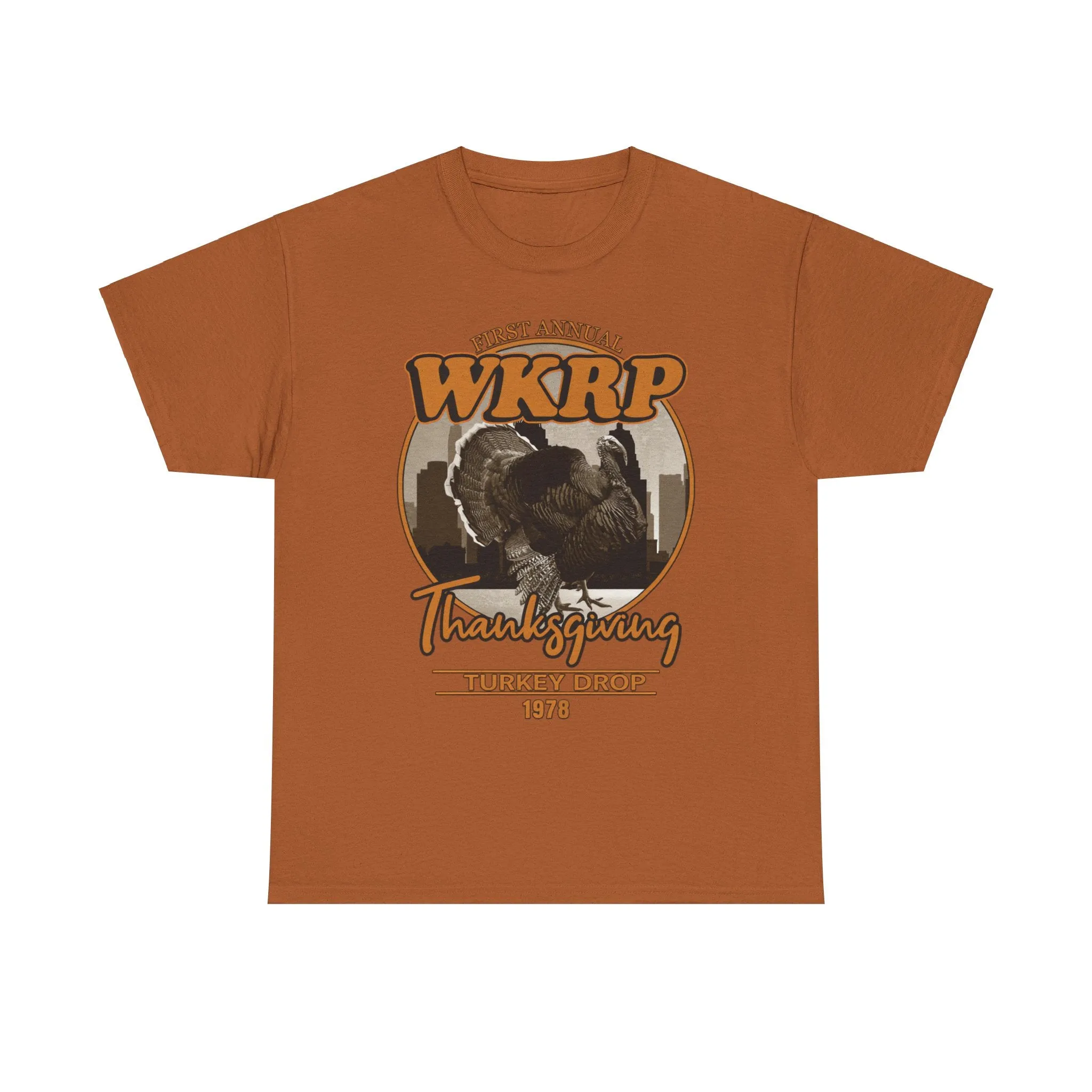 WKRP Radio Station Turkey Drop Cincinatti Ohio 1972 T-shirt