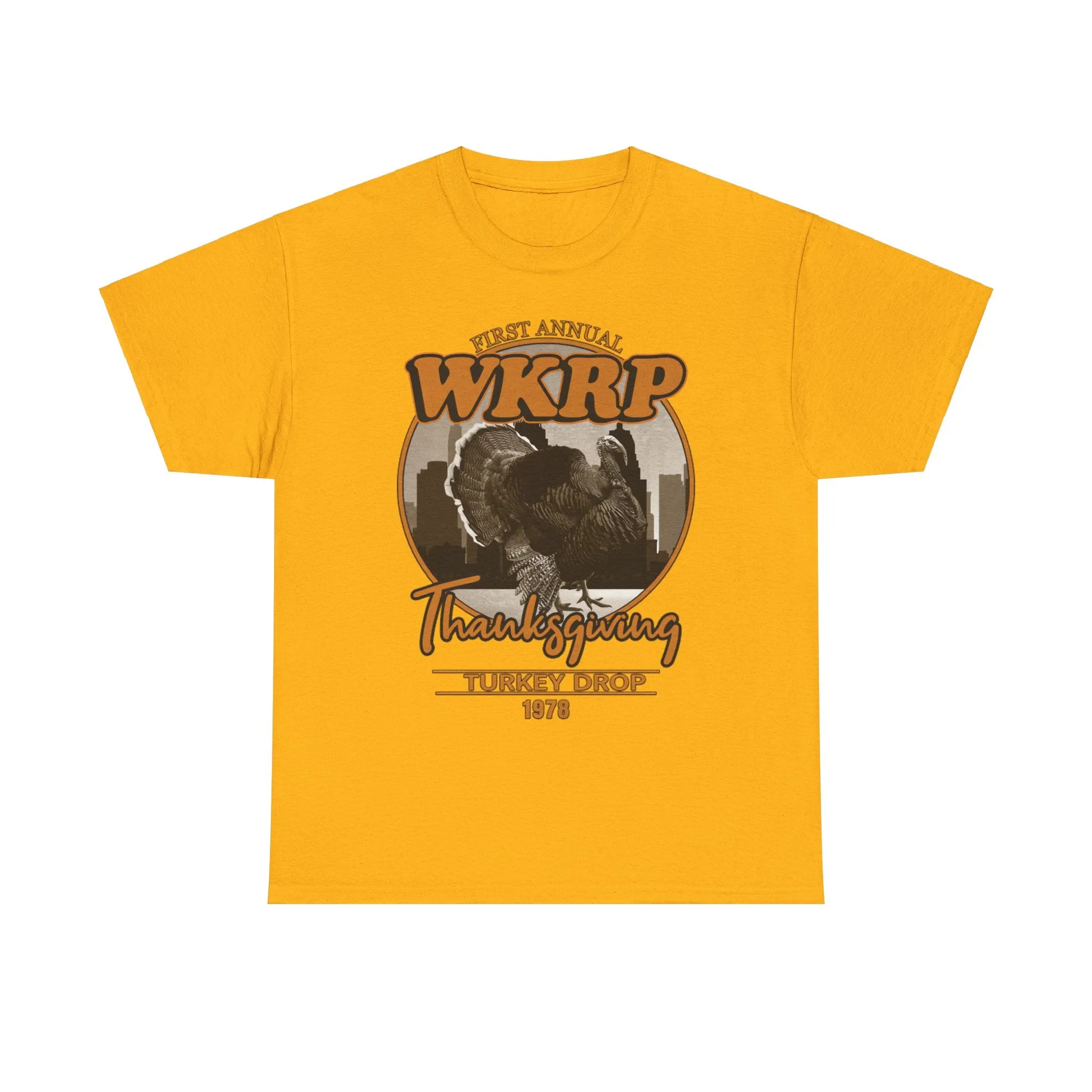 WKRP Radio Station Turkey Drop Cincinatti Ohio 1972 T-shirt