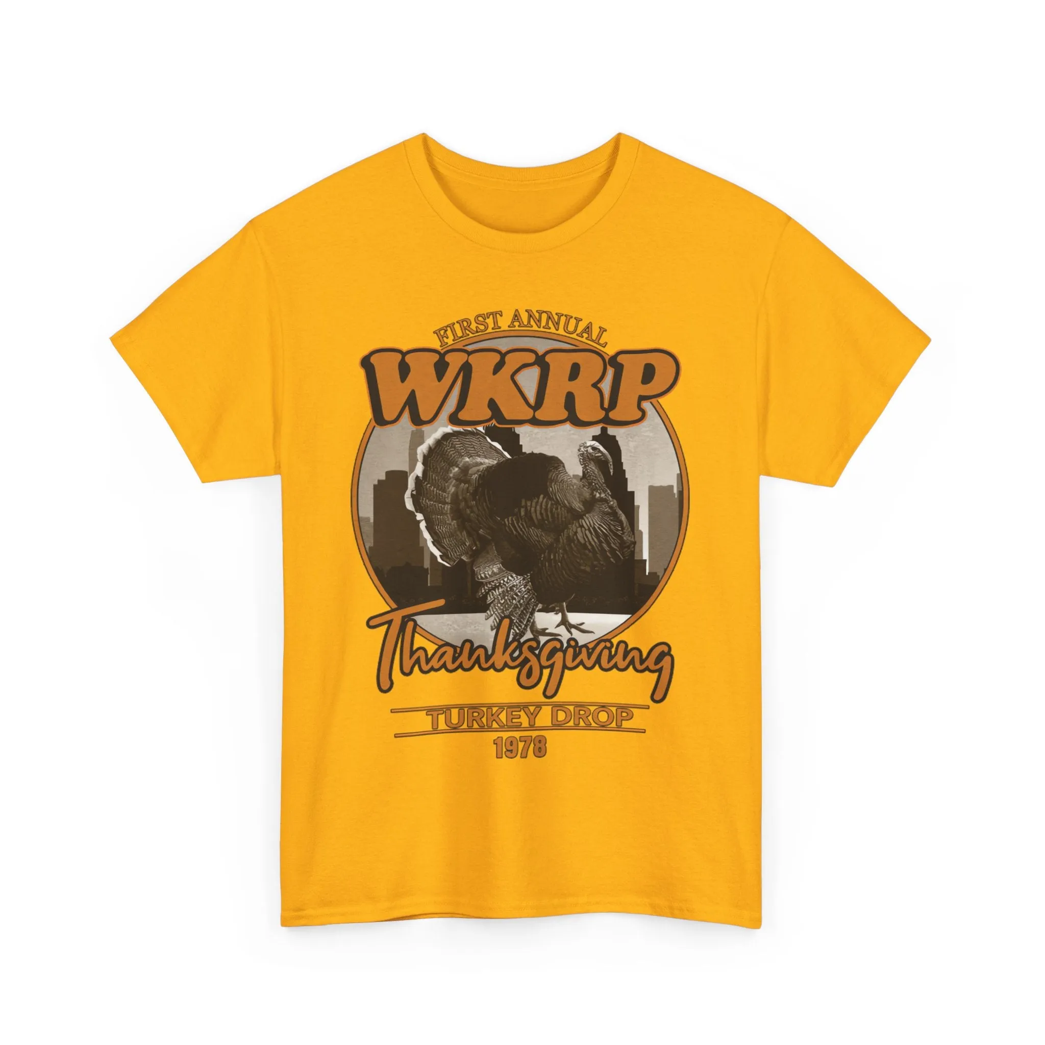 WKRP Radio Station Turkey Drop Cincinatti Ohio 1972 T-shirt