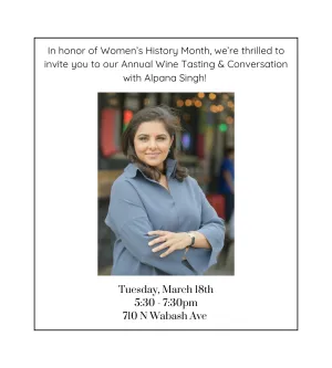 Women in Wine Tasting with Alpana Singh