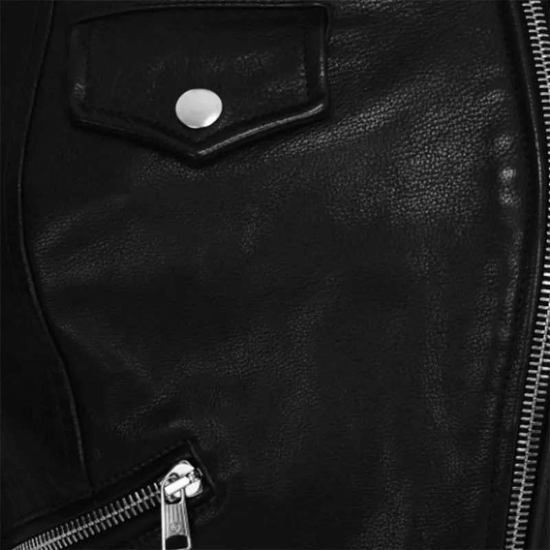 Women Motorcycle Jackets / What to Wear to a concert / Rock Style Black Jacket