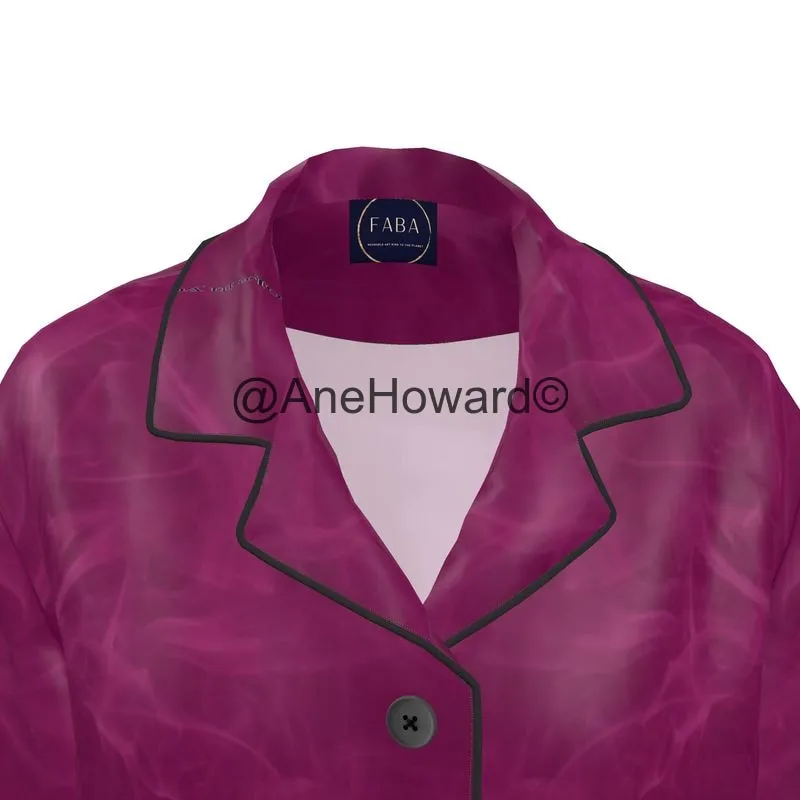 Women's Luxury Loungewear Shirt Smoky Pink