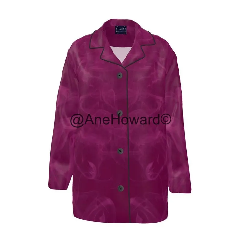 Women's Luxury Loungewear Shirt Smoky Pink