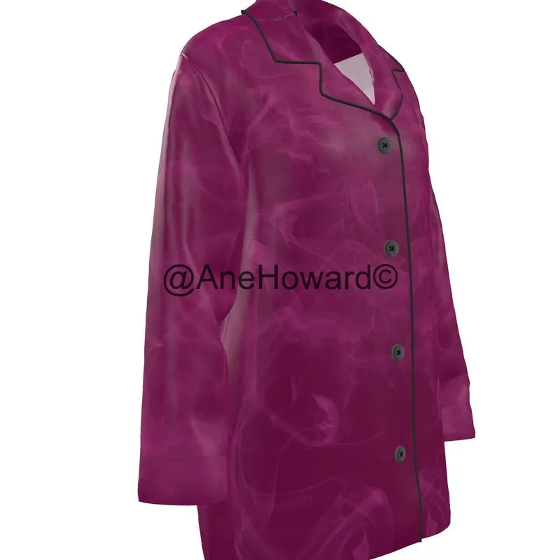 Women's Luxury Loungewear Shirt Smoky Pink