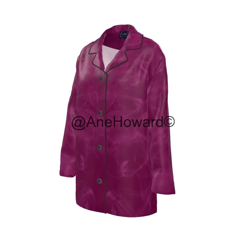Women's Luxury Loungewear Shirt Smoky Pink