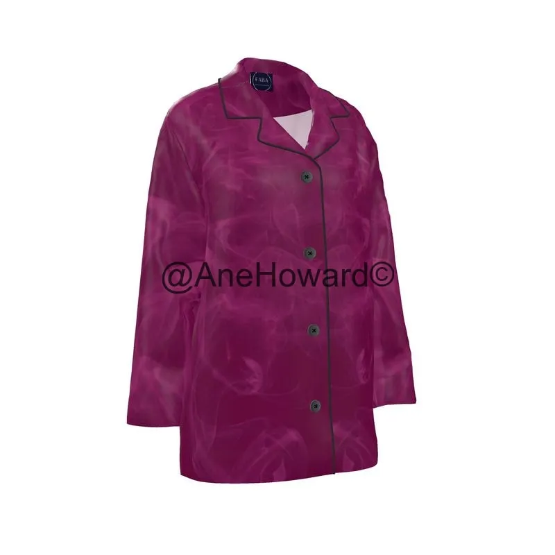 Women's Luxury Loungewear Shirt Smoky Pink