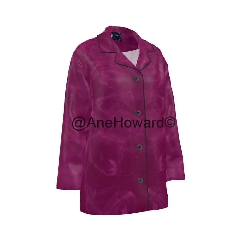Women's Luxury Loungewear Shirt Smoky Pink
