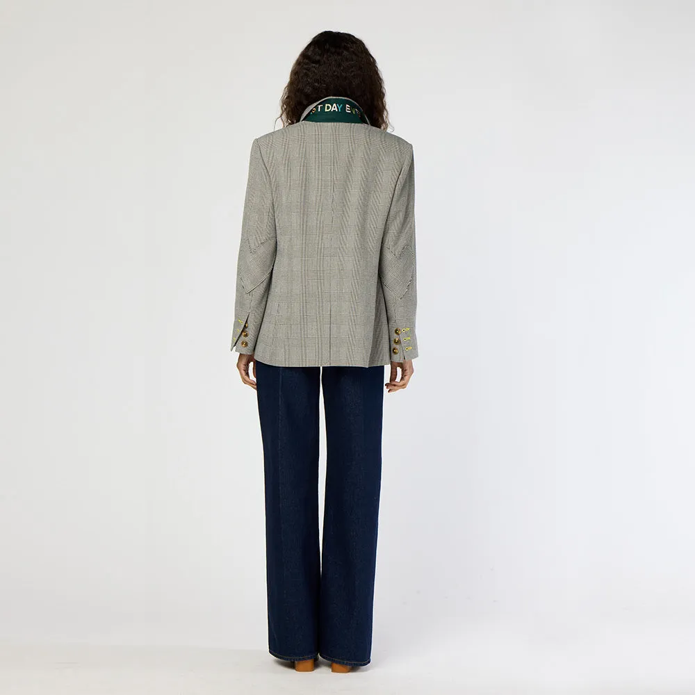 Workday Plaid Blazer