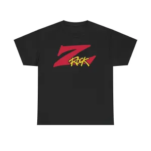 Z Rock 1986 Metal Radio Station Music Logo T-shirt