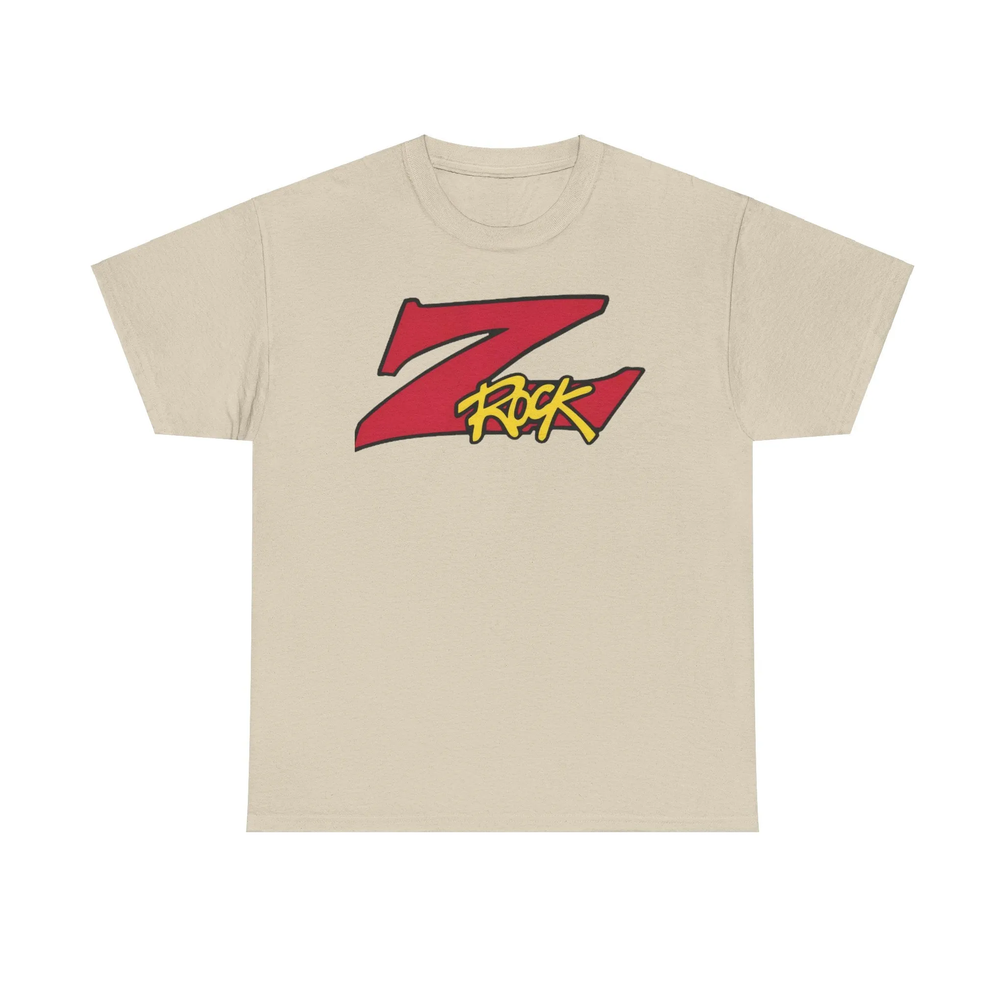 Z Rock 1986 Metal Radio Station Music Logo T-shirt